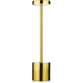 Stojací lampa Interlook HJA28-GOLD-2 | 34 cm Stolní lampa s vestavěnou baterií | Noční lampa se třemi barvami světla | Atmosférická lampa do hotelu nebo restaurace