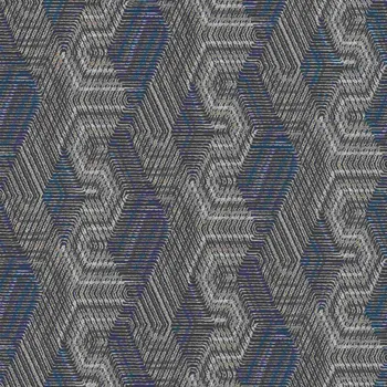 Tapeta RASCH | Vliesová tapeta na zeď African Queen 751949 | 0,53 x 10,05 m | modrá, hnědá + Modrá, hnědá vliesová tapeta na stěnu 751949 v rozměru 0,53 x 10,05 m