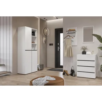 Předsíňová stěna CROSS bílá