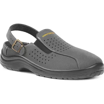 Pracovní obuv Sandál SPORT CAT OB perforovaný, šedé mikrovlákno 44 šedá