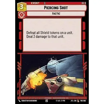 Sběratelská karetní hra Piercing Shot 180/202/678 - Jump to Lightspeed Typ karty: Standard