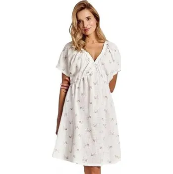 Dámské noční prádlo Dámská noční košile Kiara 3138 TARO bílá S