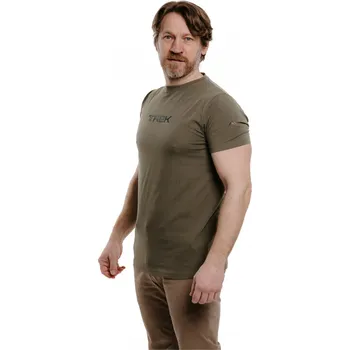 Pánské tričko Pánské turistické triko s krátkým rukávem EVERETT-T-REK olive Zelená XXL