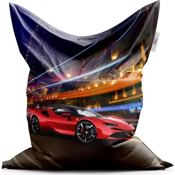 Sedací pytel Sablio Sedací vak Classic Ferrari na ulici - 150x100 cm