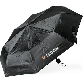 Deštník Deštník černý skládací s logem