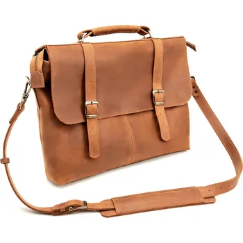 Beavercraft Kožená brašna pro muže, hnědá LC_Ardor_Brown