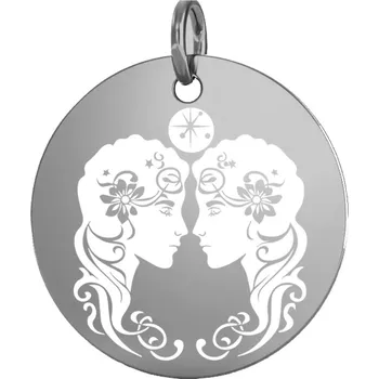 Přívěsek Stříbrný přívěsek zvěrokruh blíženci 15 mm