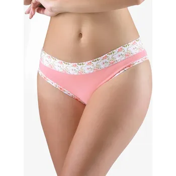 Kalhotky GINA dámské kalhotky bokové Disco 16178P - starorůžová maracuja - 42/44