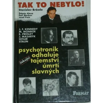 Literární biografie Brázda Stanislav - Tak to nebylo