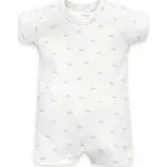 PINOKIO Letní overal Lovely Day Blue AUTÍČKA - 80