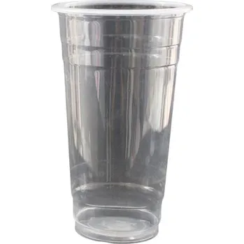 Jednorázové nádobí VIBAL Kelímek plastový PP na bubble tea 700ml 50ks/20bal