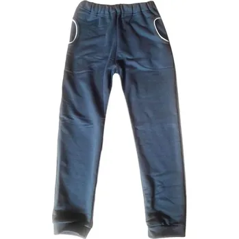 Betty Mode (ušito v ČR) Chlapecké tepláky bavlněné bez výšivky tmavě šedé