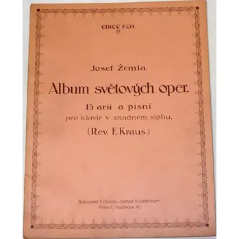 Žemla Josef - Album světových oper