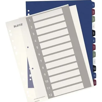 Rejstřík Leitz Style popis. na PC, MAXI A4+, 1-12 556.713