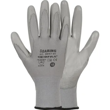 Pracovní rukavice Rukavice Cofra Soaring šedé velikost 6 +