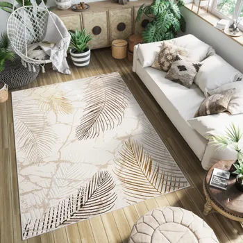 Koberec Luxusní koberec s listy GOLDEN Šířka: 160 cm | Délka: 230 cm