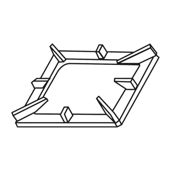 Grilovací rošt RMgastro RM - RM - Rošt litinový na PCD drop-in Rošt litinový na PCD drop-in + záruka 3 roky