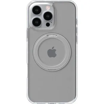 Pouzdro na mobilní telefon Torras Ostand Pro Case for iPhone 16 Pro (Transparent)