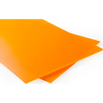 Plexisklo Polyvantis Plexisklo oranžové satinované 6 mm PLEXIGLAS® Satinice 2 x 1,5 m