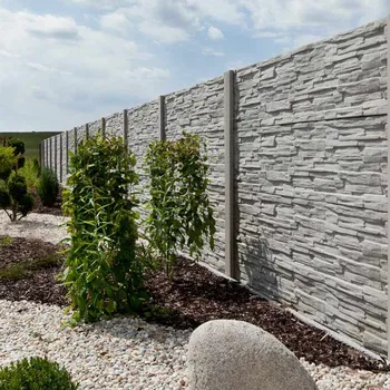 Příslušenství pro plot Deska poloviční oboustranná FEROBET GRANADA přírodní 45×1 850×250 mm