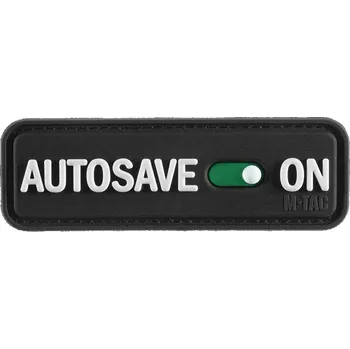 Nášivka M-TAC PATCH AUTOSAVE PVC - různé barvy Barva: Black