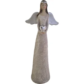Vánoční dekorace Andílek stojící 18 cm