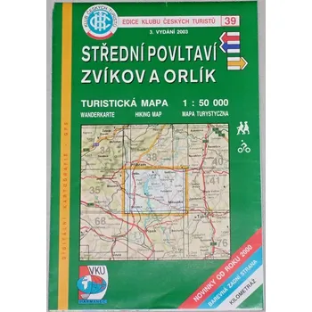 Střední Povltaví, Zvíkov a Orlík (Turistická mapa 1: 50 000)