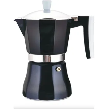 Moka konvice PERFECT HOME Kávovar moka 6 šálků AZZURRO tm.modrá, indukce