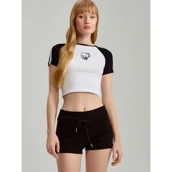 Oblečení a móda Krátké tričko s&nbsp;potiskem Hello Kitty - S - House - bílý - 567GM-00X