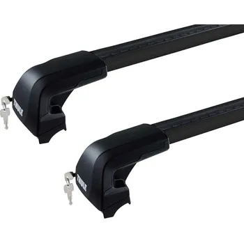 Střešní nosiče VW Tayron 2025- (na integrované podélníky) • černé ALU Edge • Thule