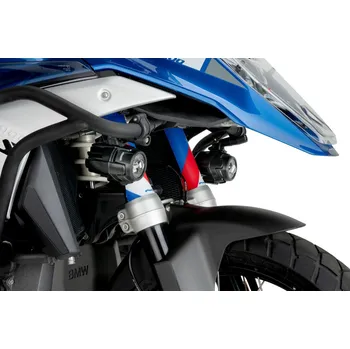 Osvětlení pro motocykl Přídavná světla PUIG BEAM 22154N černý set with accessories, homologated