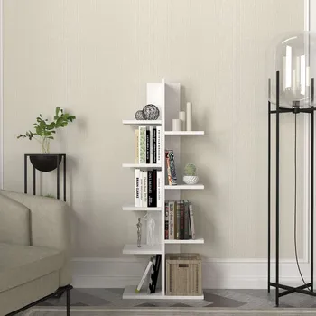 Knihovna COBALT úzká knihovna, bílá