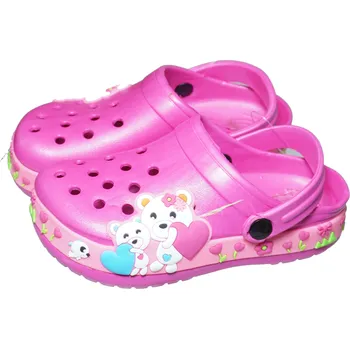 Dívčí pantofle DÍVČÍ GUMOVÉ NAZOUVÁKY tm.růžové Bellgame GY2491C (Dívčí nezateplené gumové nazouváky)