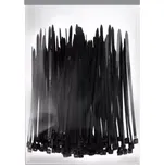 MA PROFESSIONAL Černá stahovací páska 4,8 × 430mm 100ks