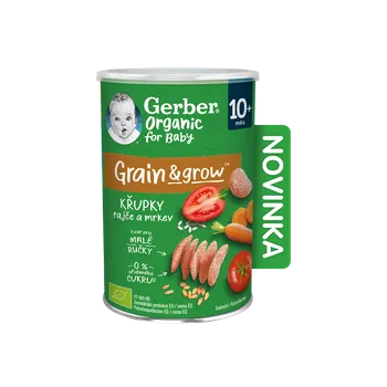 Gerber Křupky rajče a mrkev BIO 10m+ 35 g