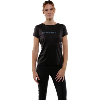 Dámské tričko Dámské turistické triko s krátkým rukávem EVERETT-TecaShirt W antracit melange Černá XL