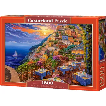 Puzzle Puzzle Castorland 1500 dílků -Romantic Positano Evening