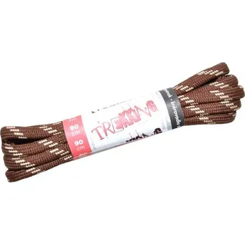 Tkaničky do bot Kulaté trekkingové hydrofobní tkaničky do bot hnědá Délka: 140 cm