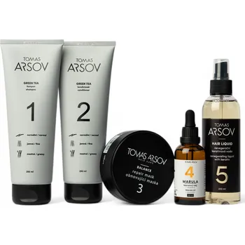 Kosmetická sada Tomas Arsov Komplexní péče - Mastná pokožka hlavy & suché konečky