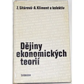 Literární biografie Sitárová, Kliment - Dějiny ekonomických teorií