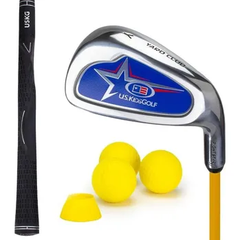 Golfová hůl US Kids Golf U.S. Kids Golf RS-63 Yard dětská golfová hůl se 3 míčky (160+ cm) + Dárková krabička týček