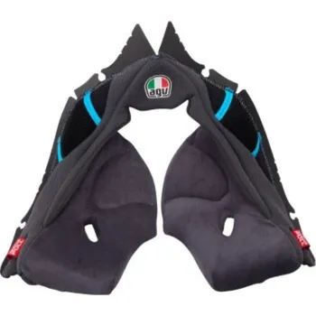 Helma na motorku AGV GREY/CYAN CHEEK PADS PISTA GP RR vel. M