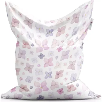 Sedací pytel Sablio Sedací vak Classic Fialové květy - 200x140 cm