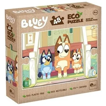 Puzzle Puzzle 48 Bluey Eko dwustronne
