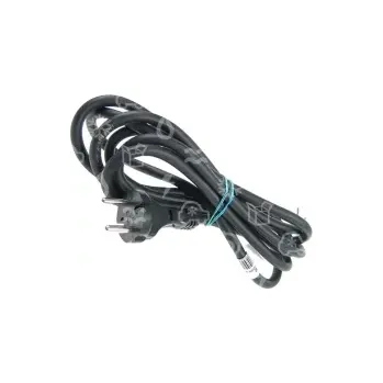 Napájecí kabel flexošňůra přívodní, pryžová, L = 3 m, 2x1 mm2, černá, přímá vidlice, 1003-22