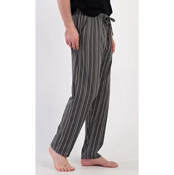 Pánské pyžamo Pánské pyžamové kalhoty Nathan - tmavě šedá - 4XL