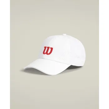 Kšiltovka Čepice WILSON U ACTIVE PERFORATED CAP White WU00135511WT1 velikost L/XL