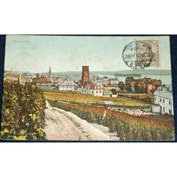 Německo - Rüdesheim vinice 1938