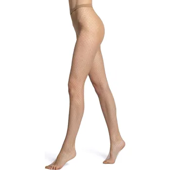 Dámské punčochy Síťované punčochové kalhoty Veneziana Rete Grandi Velikost: M/L, Barva: vanilková