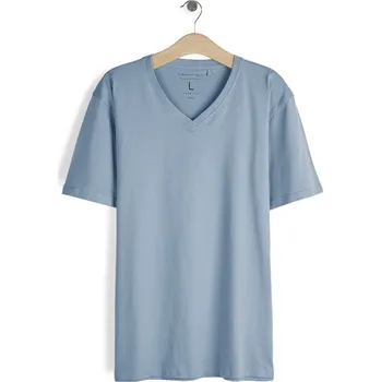 Pánské oblečení GATE Základní bavlněné triko slim fit L 125-0027/717